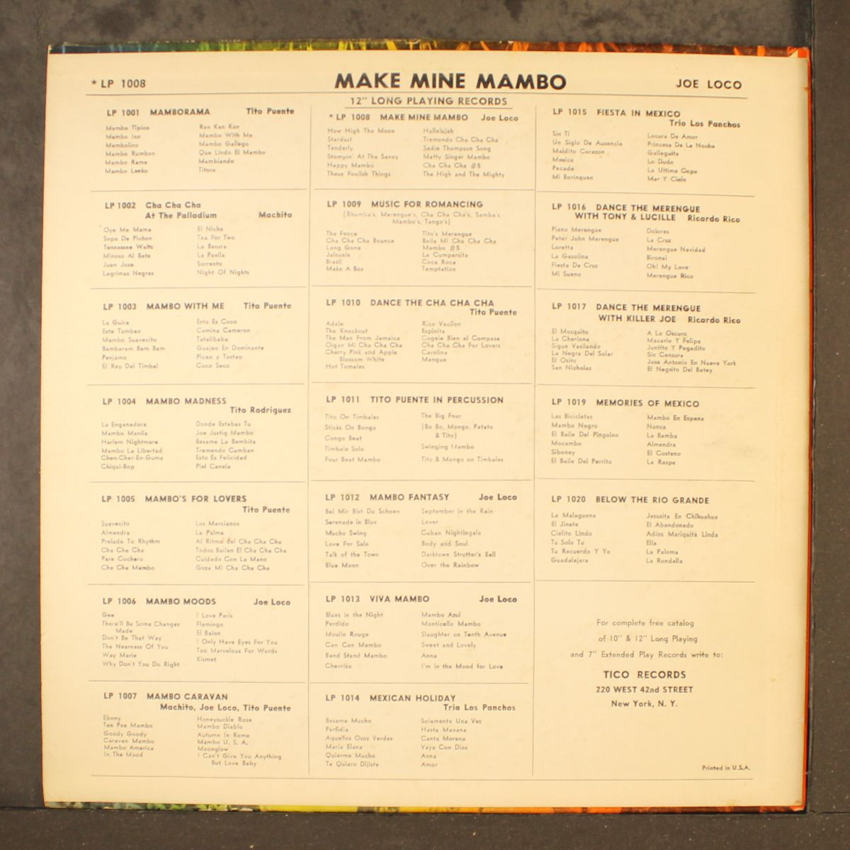 make mine mambo by JOE LOCO
