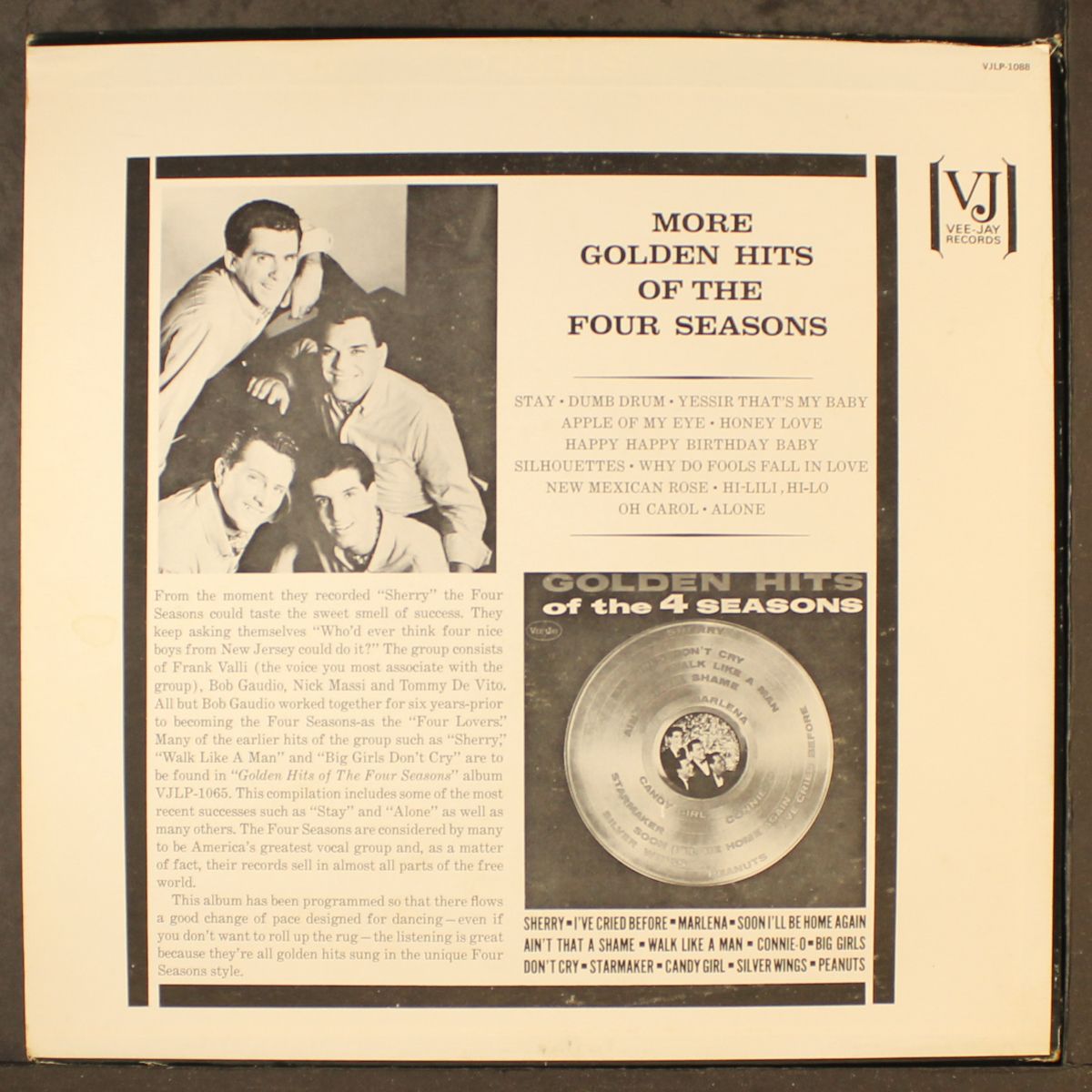 more golden hits by FOUR SEASONS