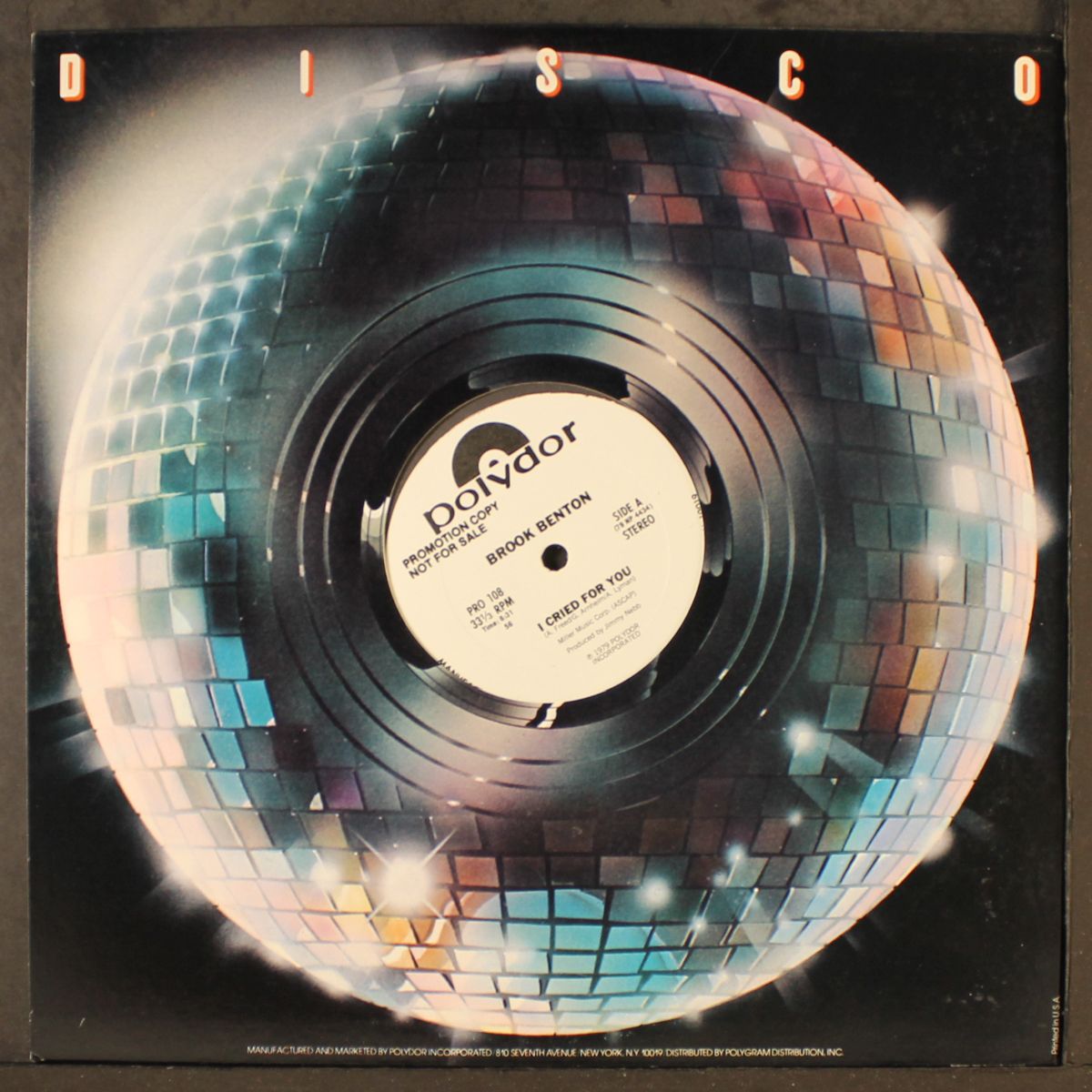 i cried for you / same by BROOK BENTON