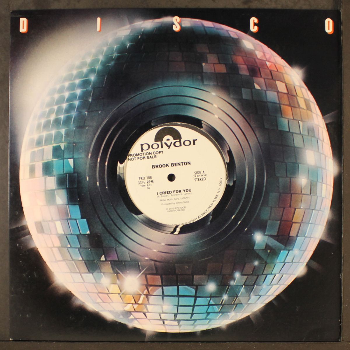 i cried for you / same by BROOK BENTON