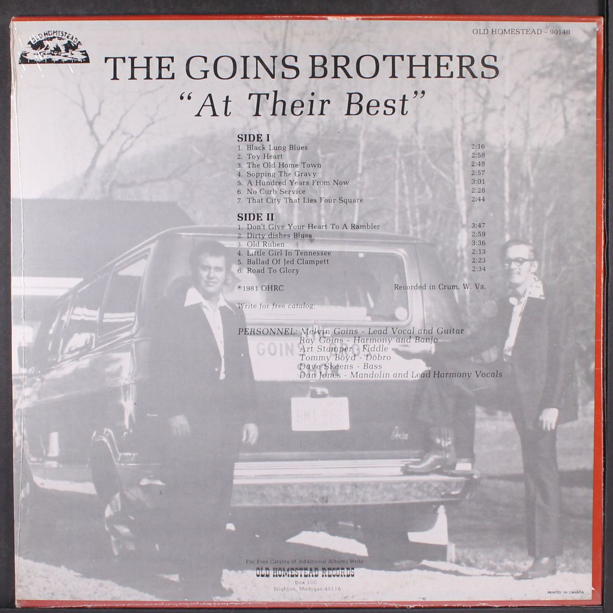 at their best by GOINS BROTHERS