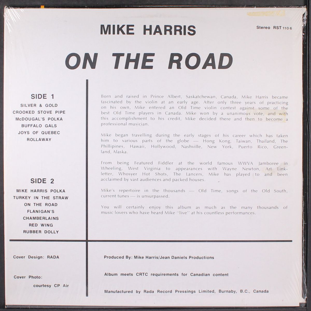 on the road by MIKE HARRIS