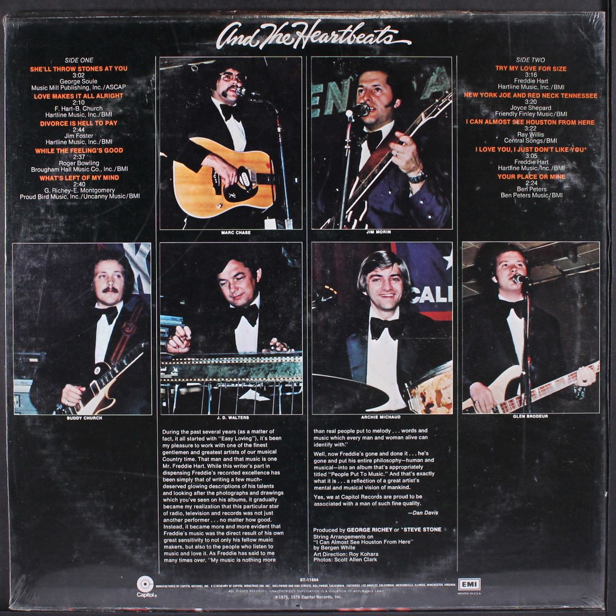 people put to music by FREDDIE HART