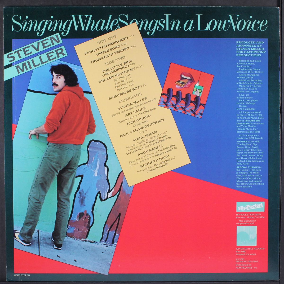singing whale songs in a low voice by STEVEN MILLER