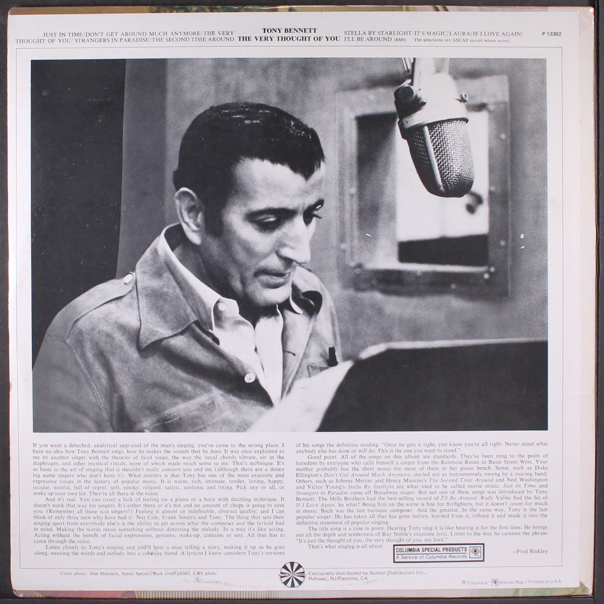 the very thought of you by TONY BENNETT