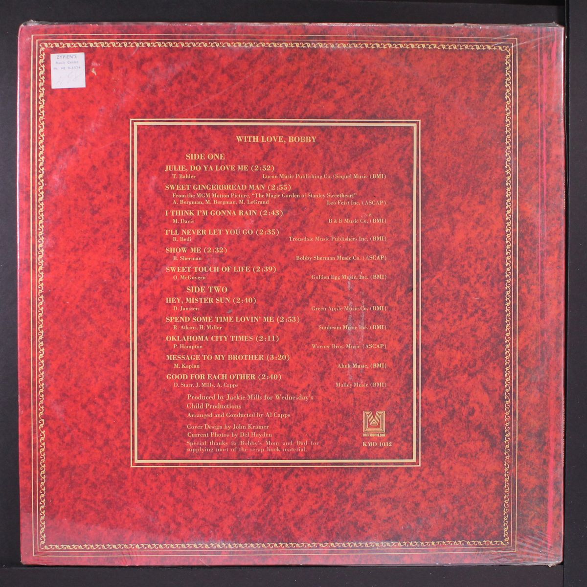 with love, bobby by BOBBY SHERMAN