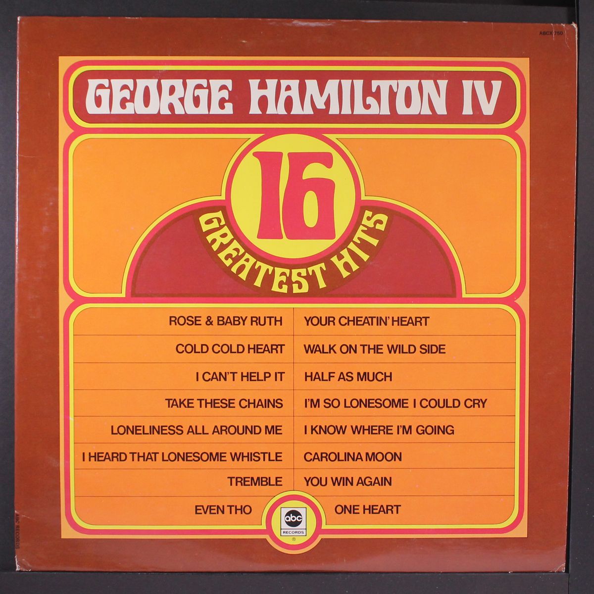 16 greatest hits by GEORGE HAMILTON IV