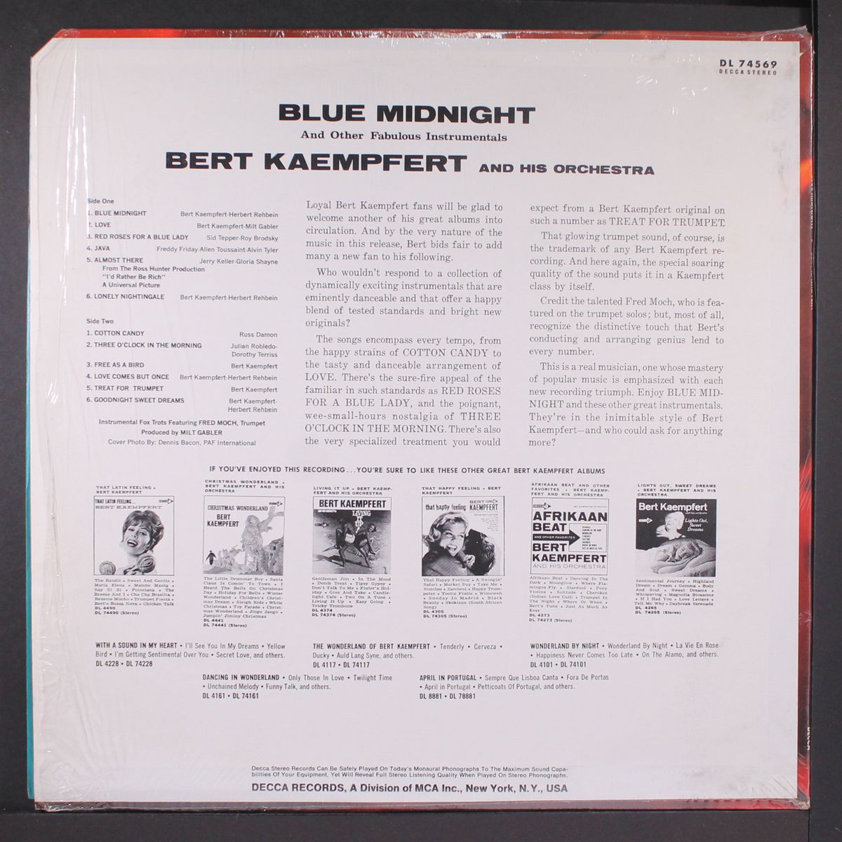 blue midnight by BERT KAEMPFERT
