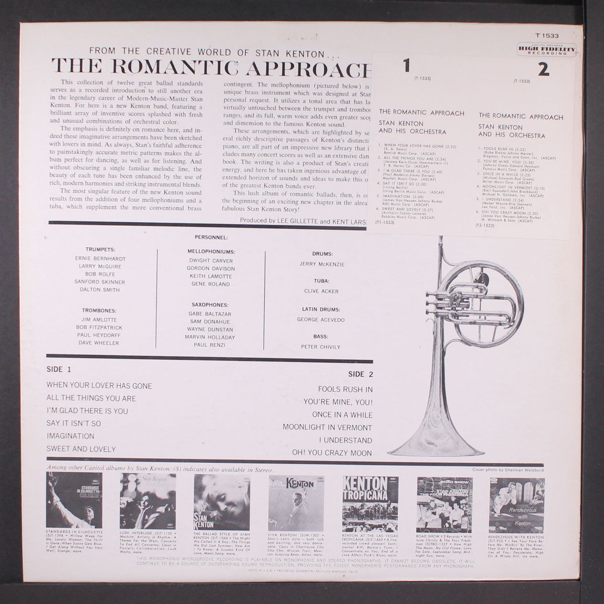 the romantic approach by STAN KENTON