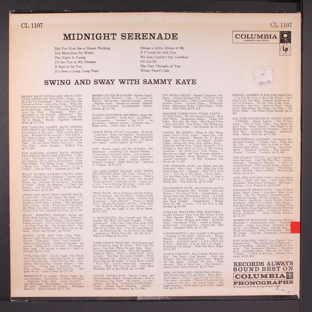 midnight serenade by SAMMY KAYE