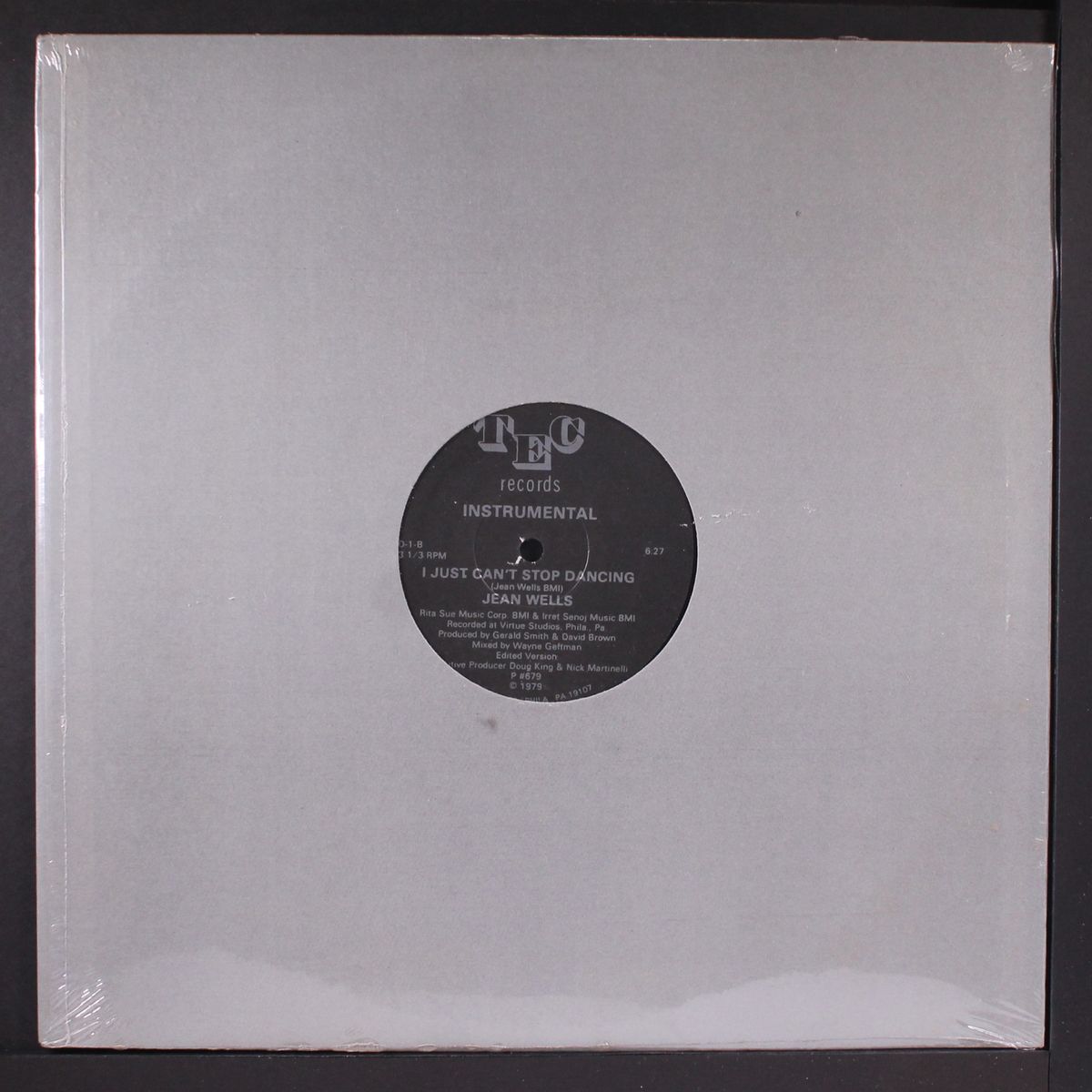 i just can't stop dancing (remixed) / instro by JEAN WELLS