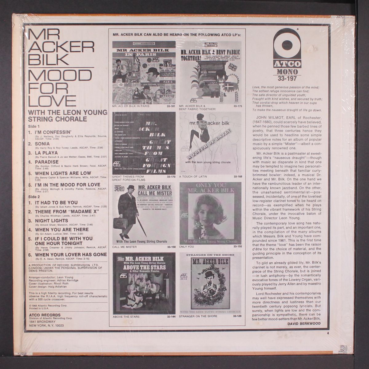 mood for love by MR. ACKER BILK