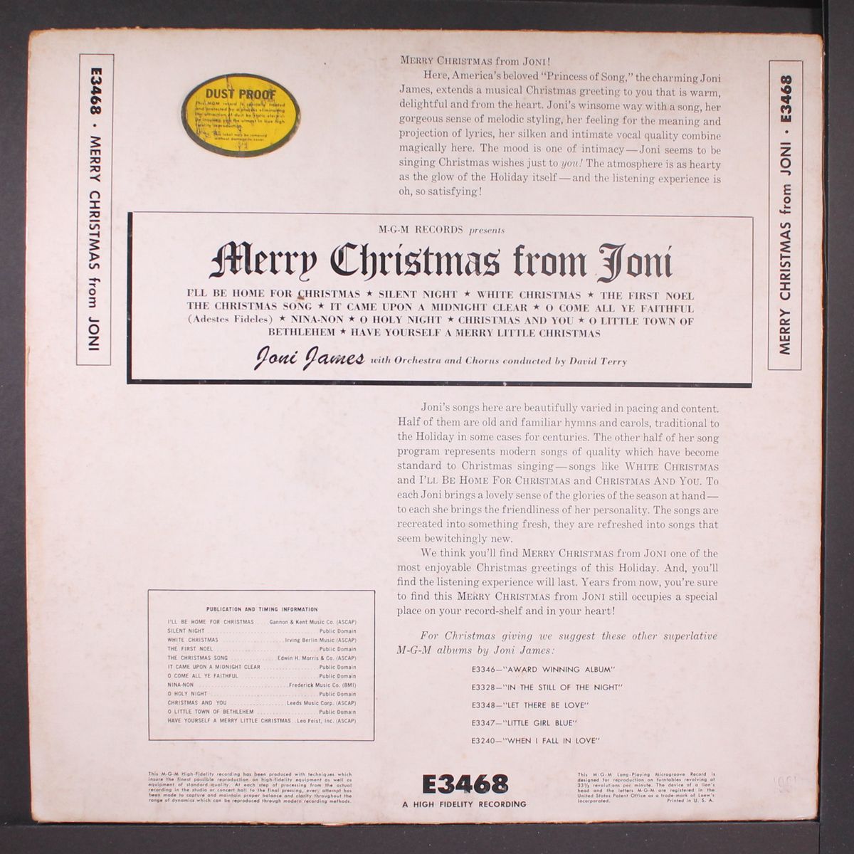 merry christmas from by JONI JAMES