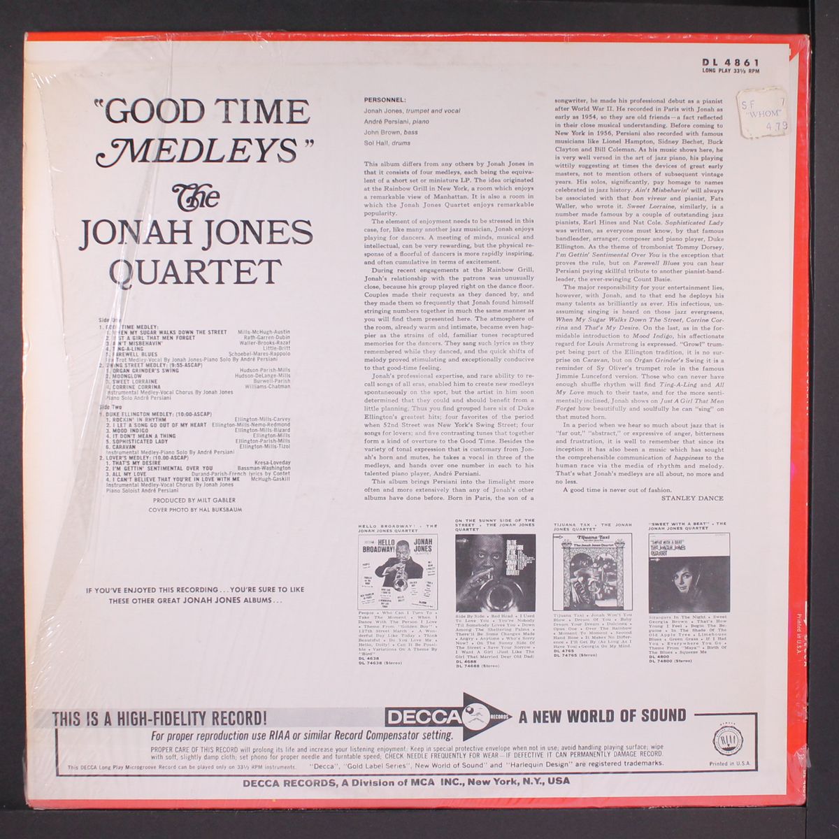 good time medleys by JONAH JONES
