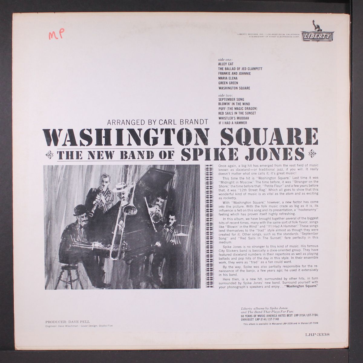 washington square by SPIKE JONES NEW BAND