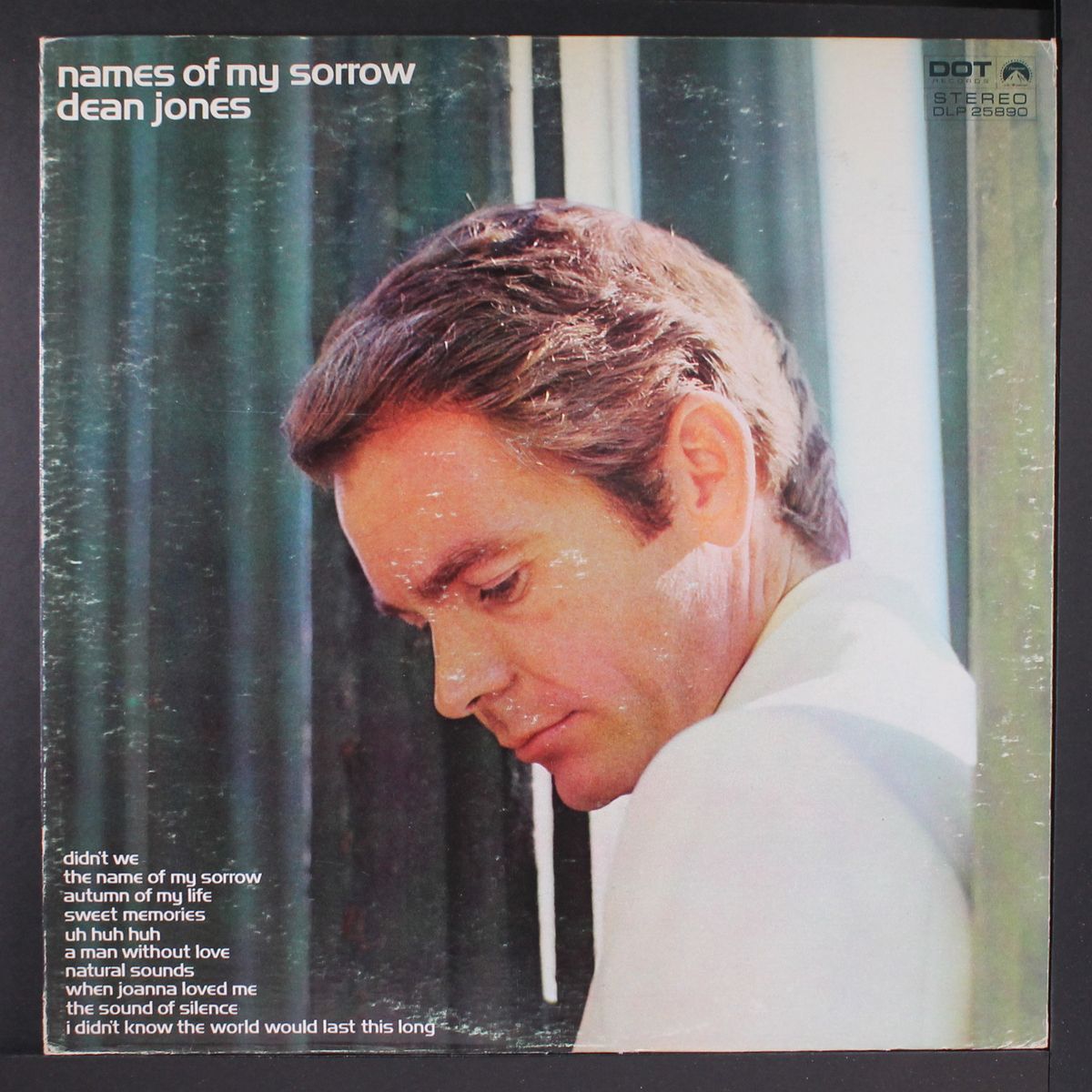 names of my sorrow by DEAN JONES