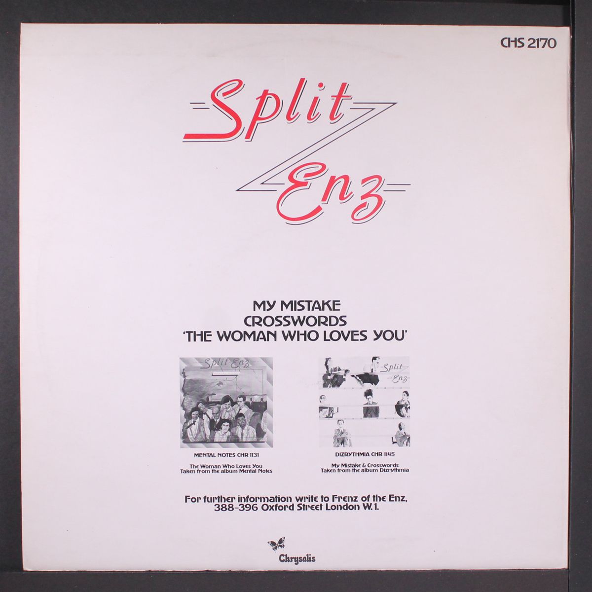 my mistake / crosswords / the woman who loves you by SPLIT ENZ