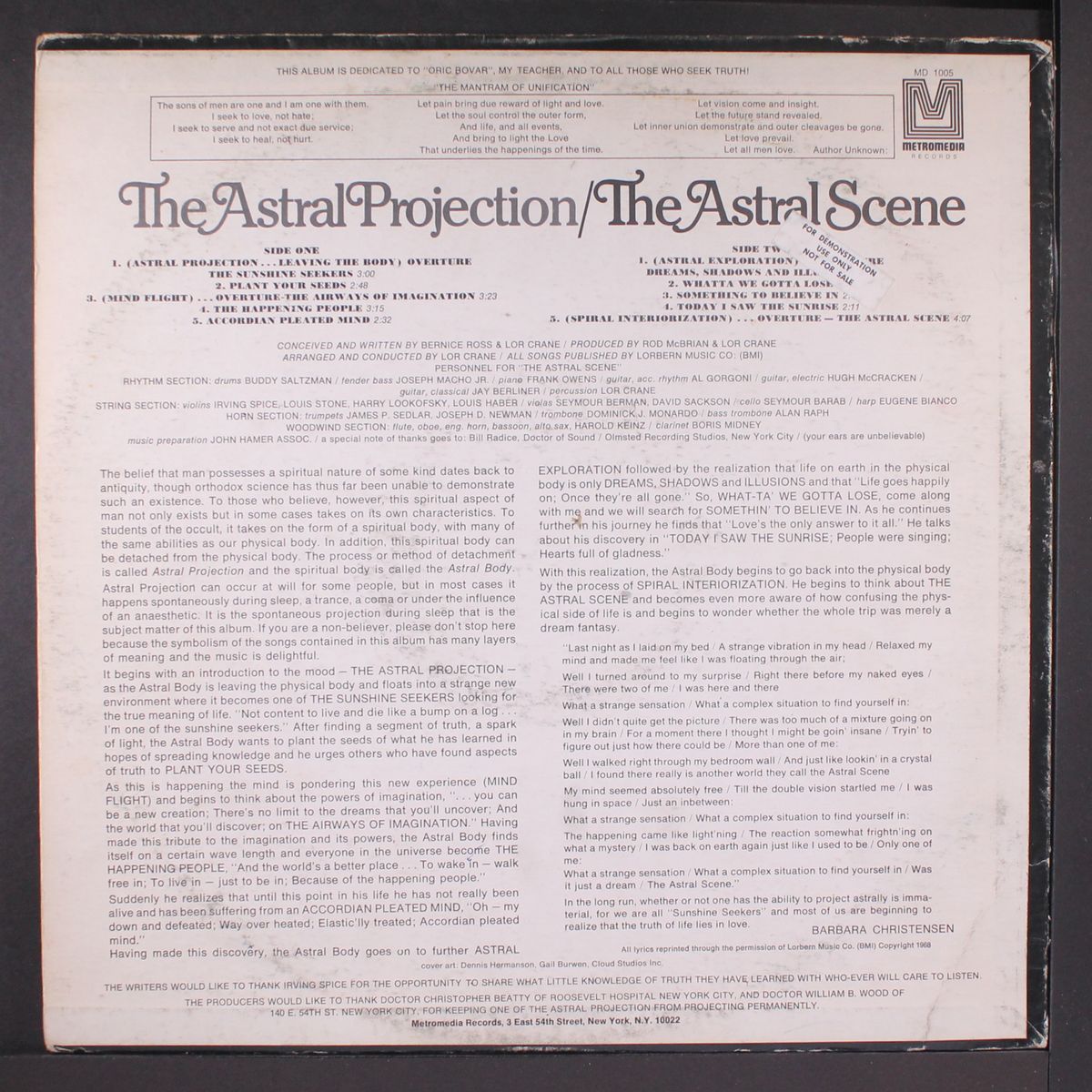the astral scene by ASTRAL PROJECTION