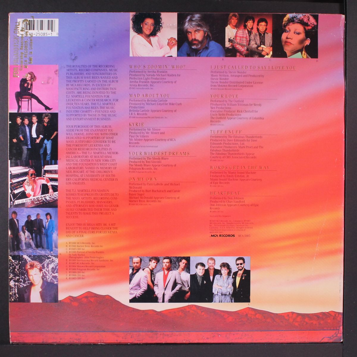 mega hits 1986 by VARIOUS