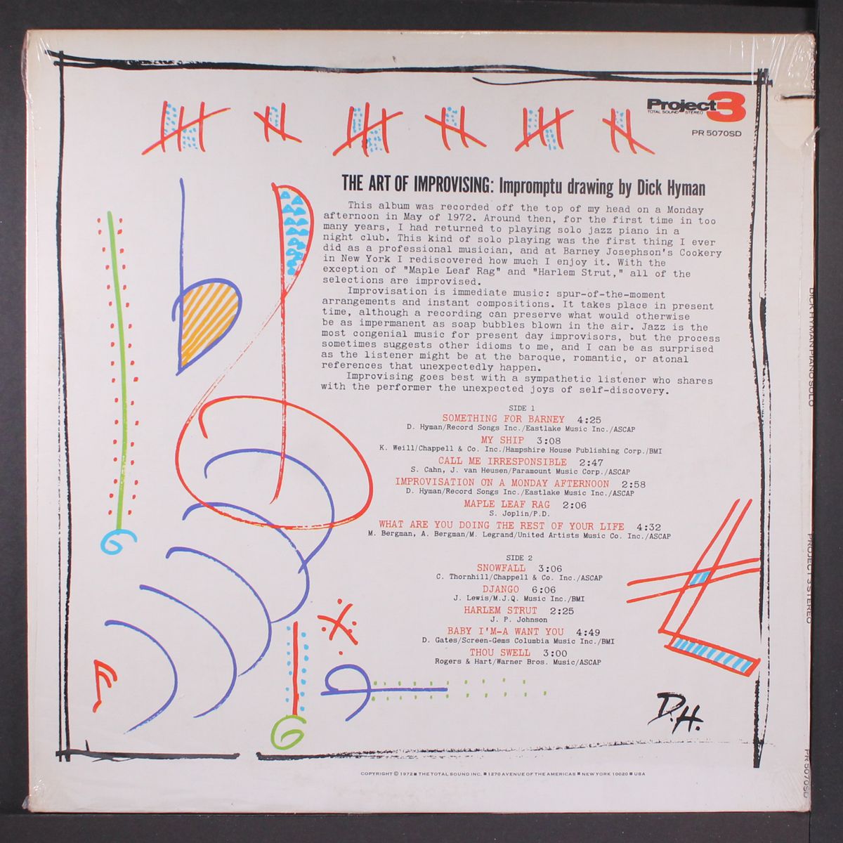 piano solo by DICK HYMAN