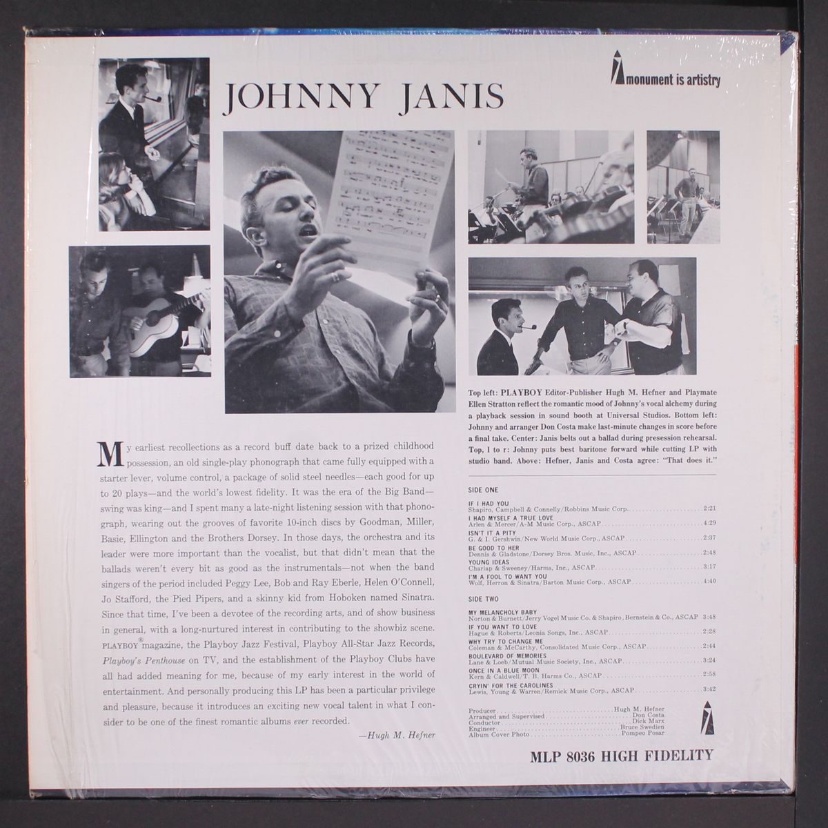 once in a blue moon by JOHNNY JANIS