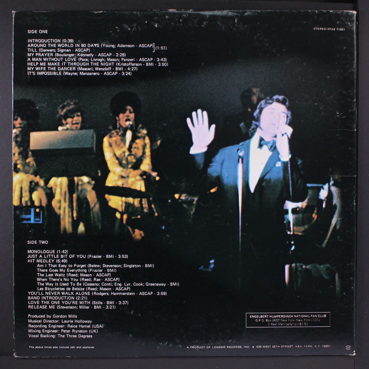 live at the riviera by ENGELBERT HUMPERDINCK