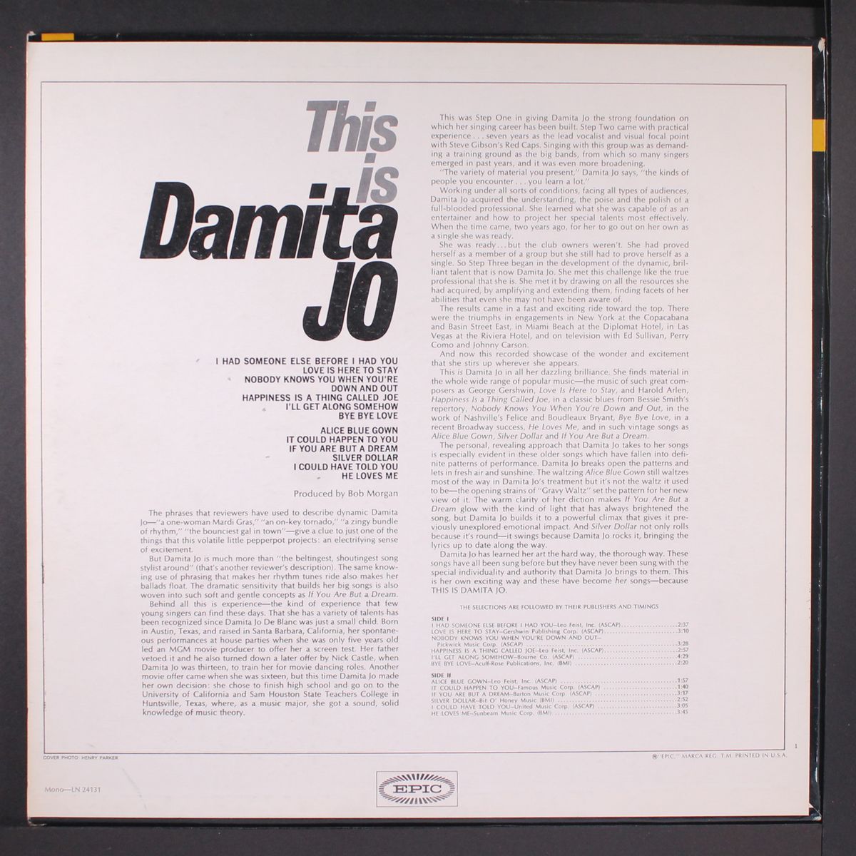 this is by DAMITA JO