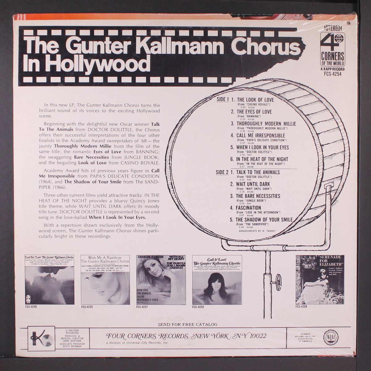 in hollywood by GUNTER KALLMANN CHORUS