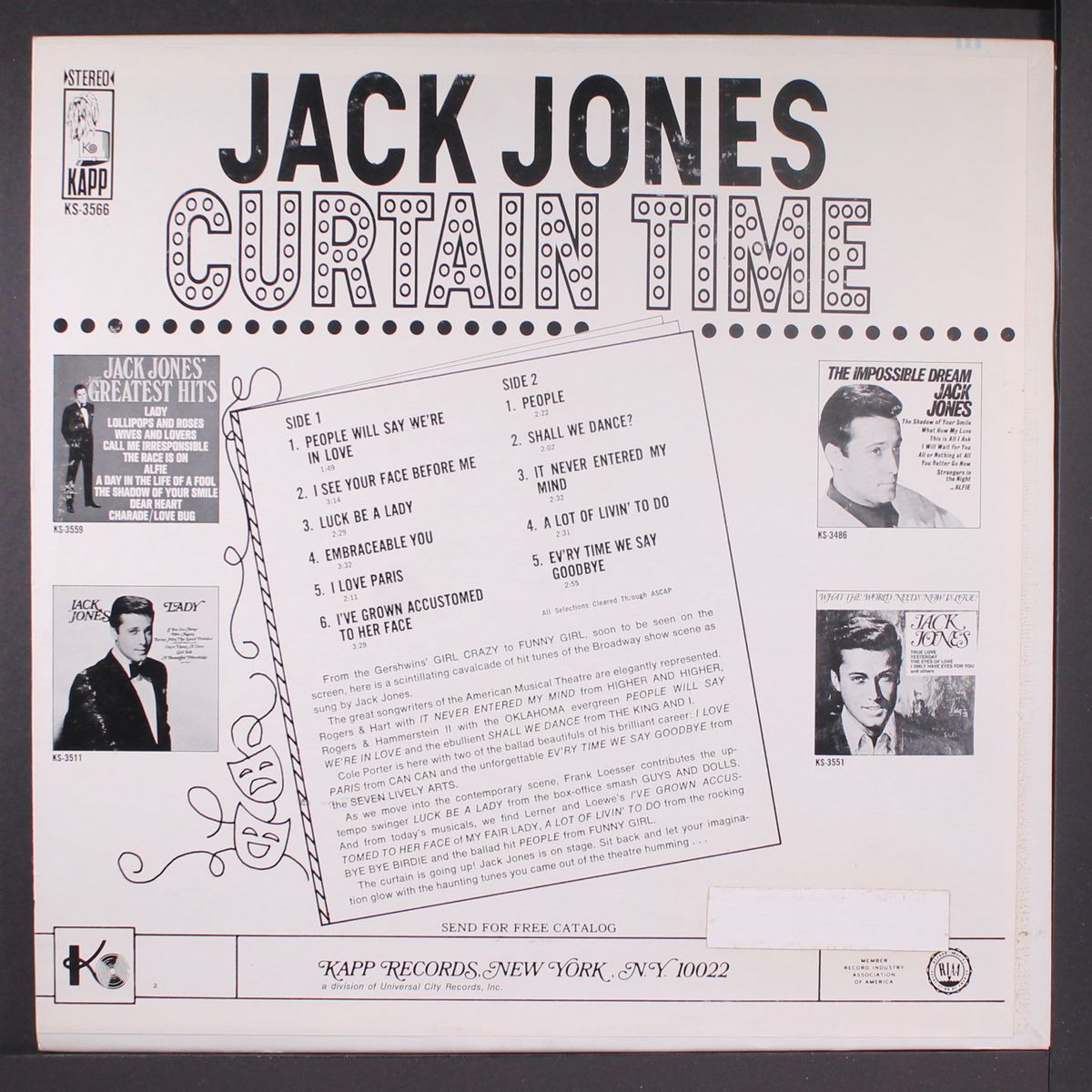 curtain time by JACK JONES