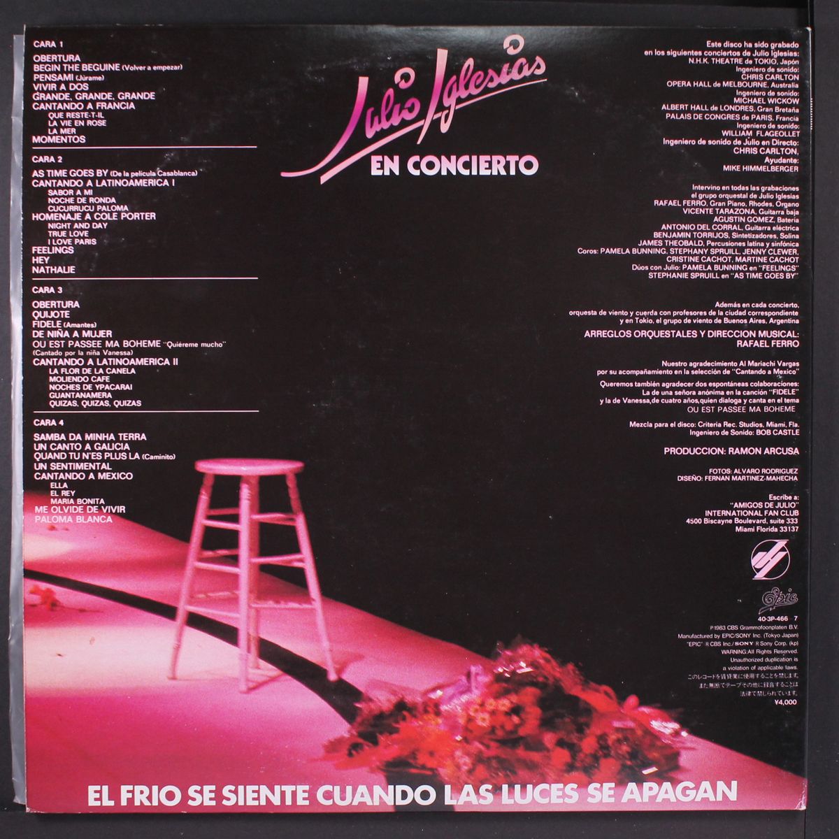 en concierto by JULIO IGLESIAS