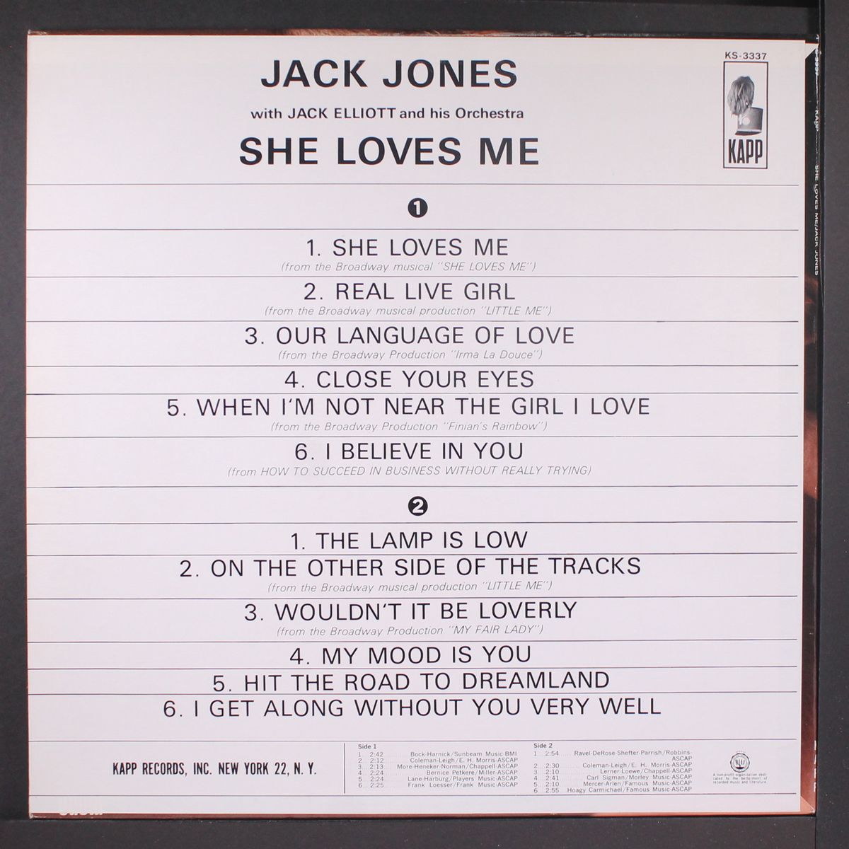 she loves me by JACK JONES