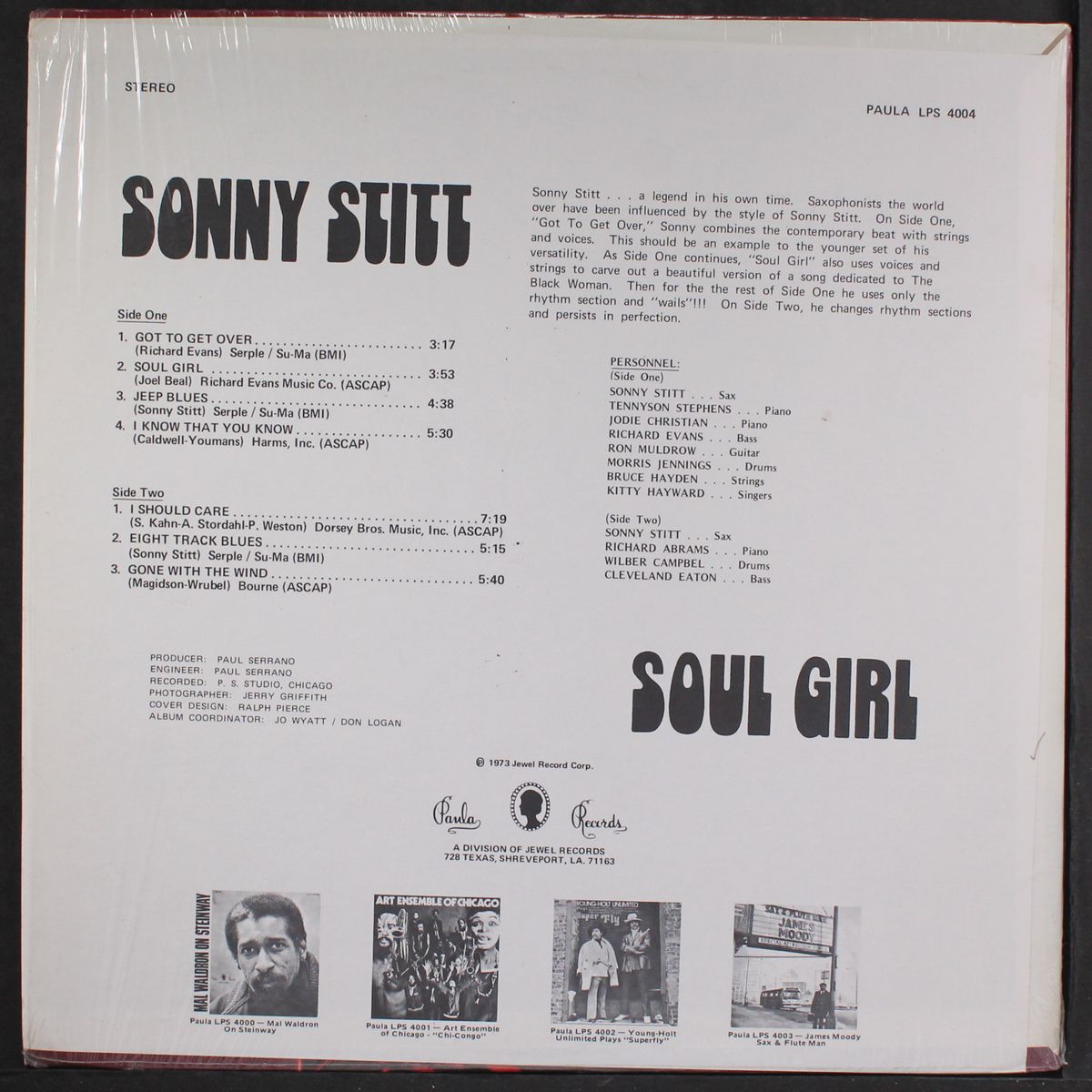 soul girl by SONNY STITT