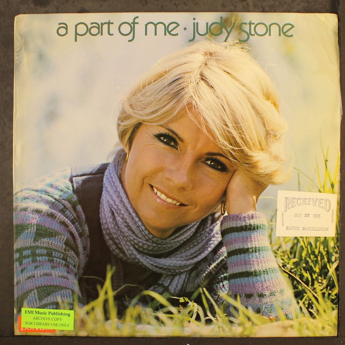 a part of me by JUDY STONE