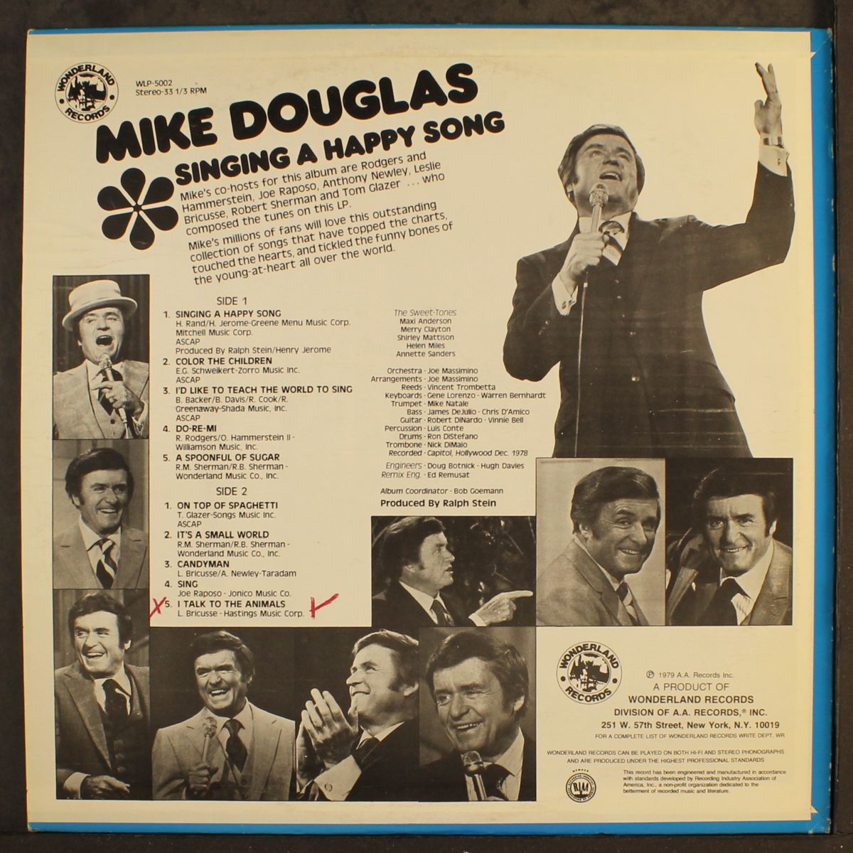 singing a happy song by MIKE DOUGLAS