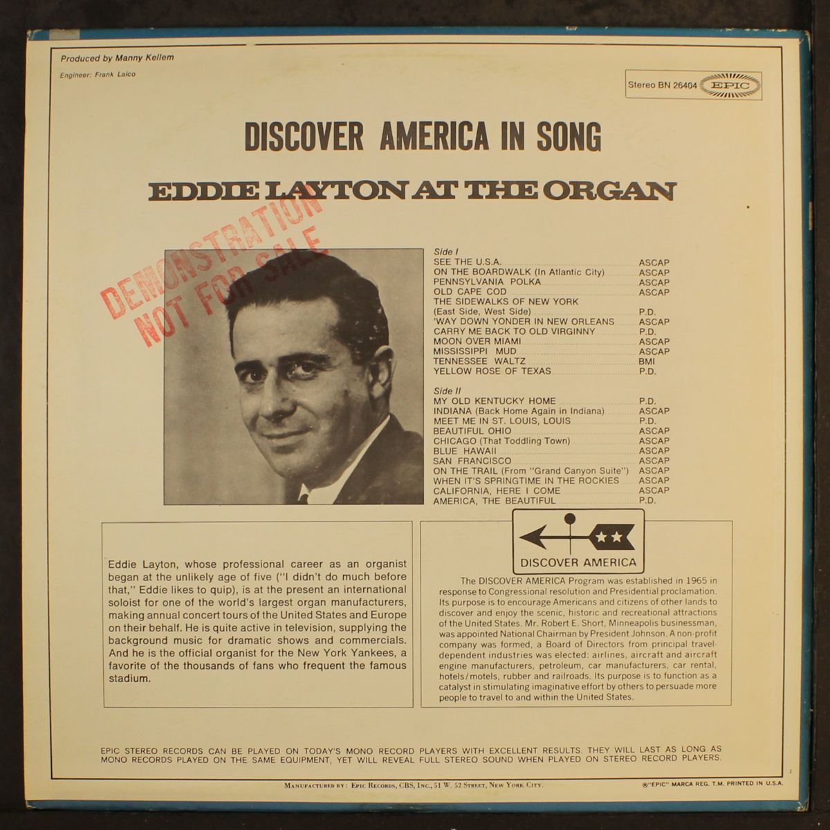 discover america by EDDIE LAYTON