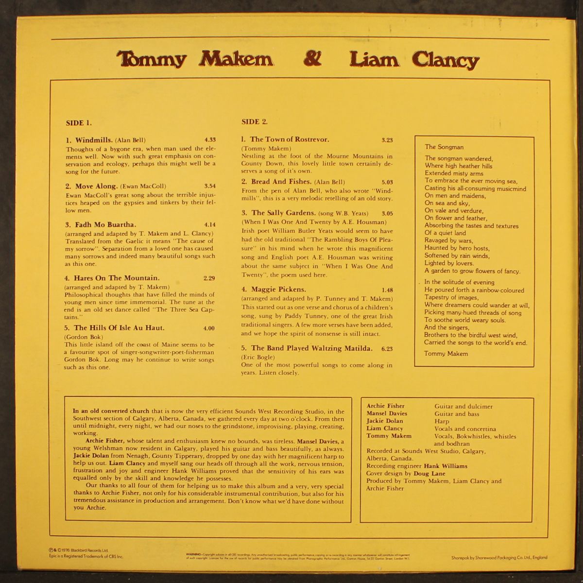 tommy makem & liam clancy by TOMMY MAKEM & LIAM CLANCY