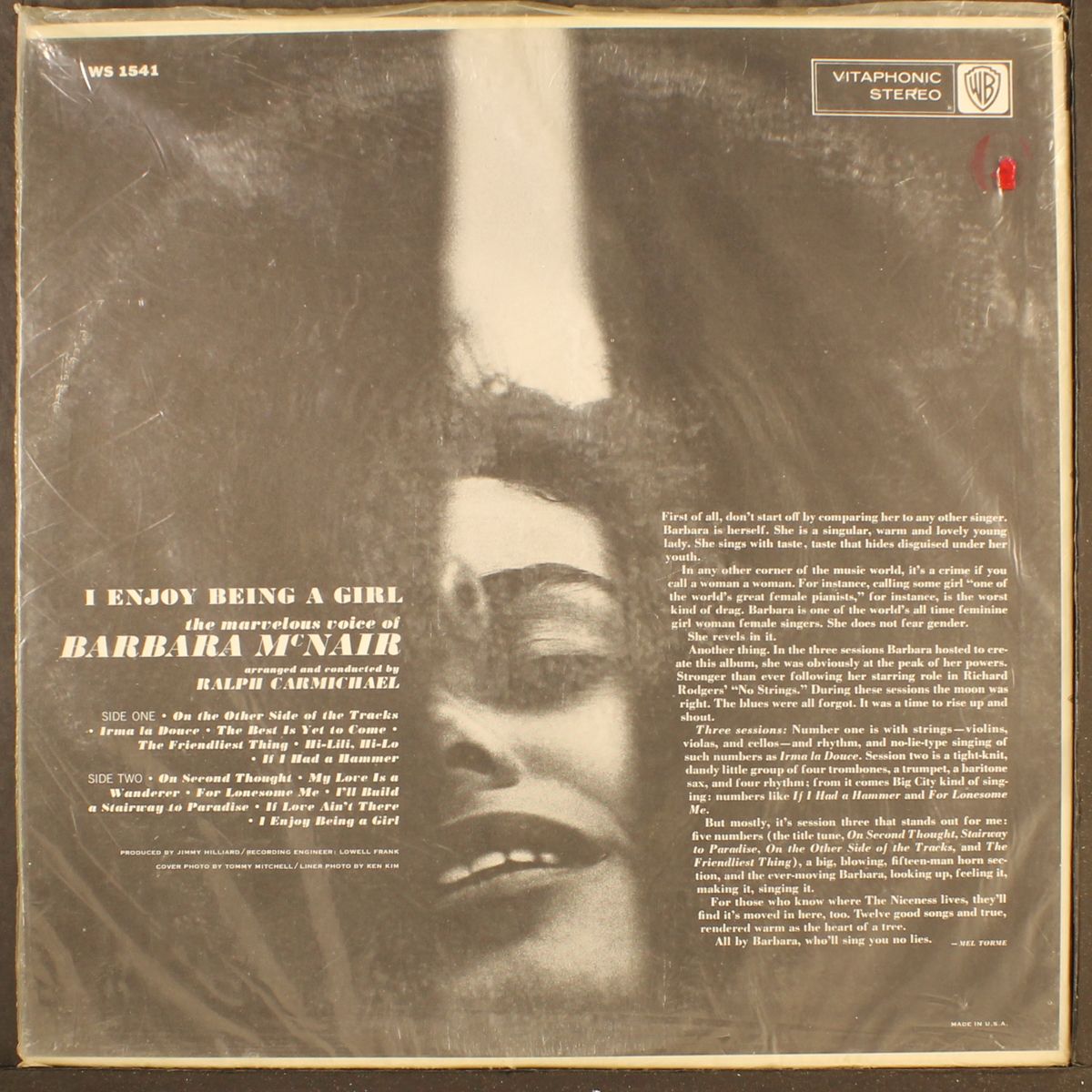 i enjoy being a girl by BARBARA MCNAIR