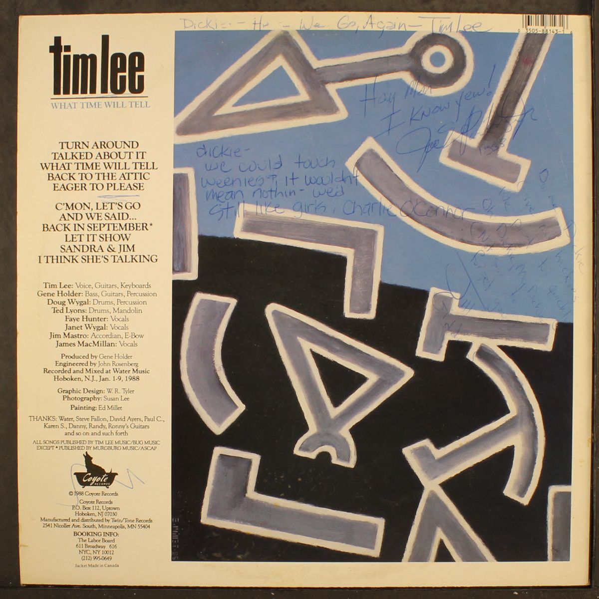what time will tell by TIM LEE