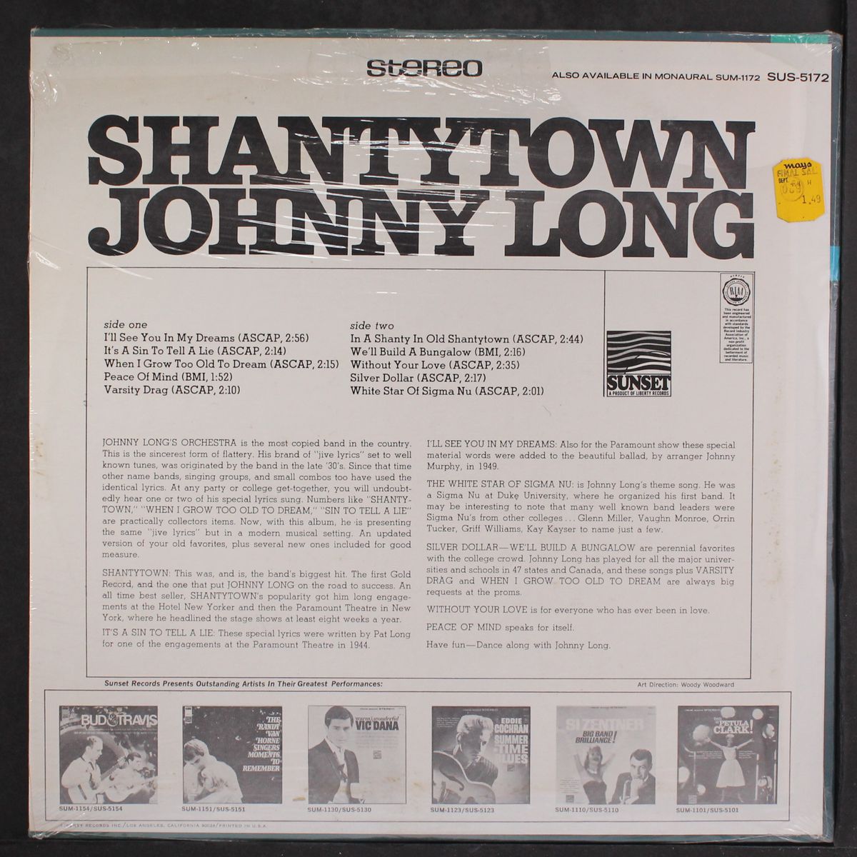 shantytown by JOHNNY LONG