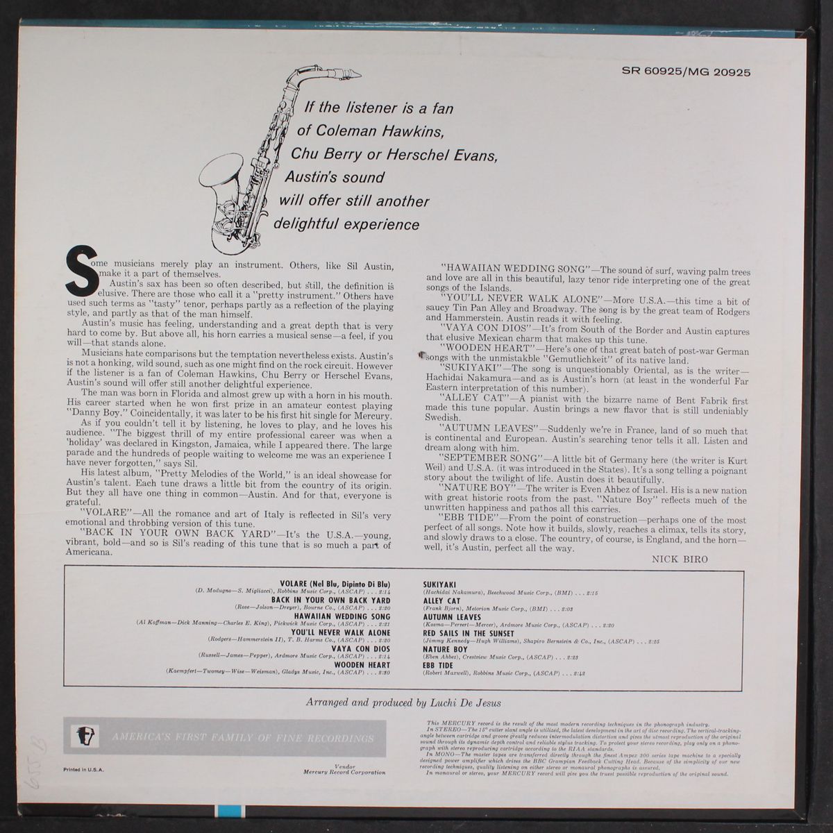 plays pretty melodies of the world by SIL AUSTIN