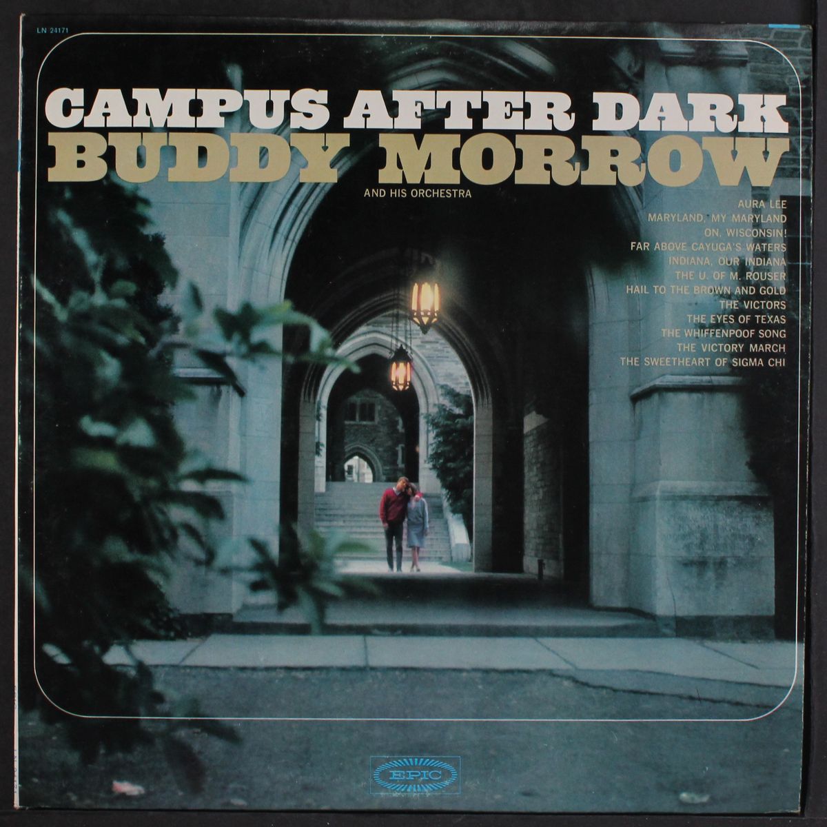 campus after dark by BUDDY MORROW