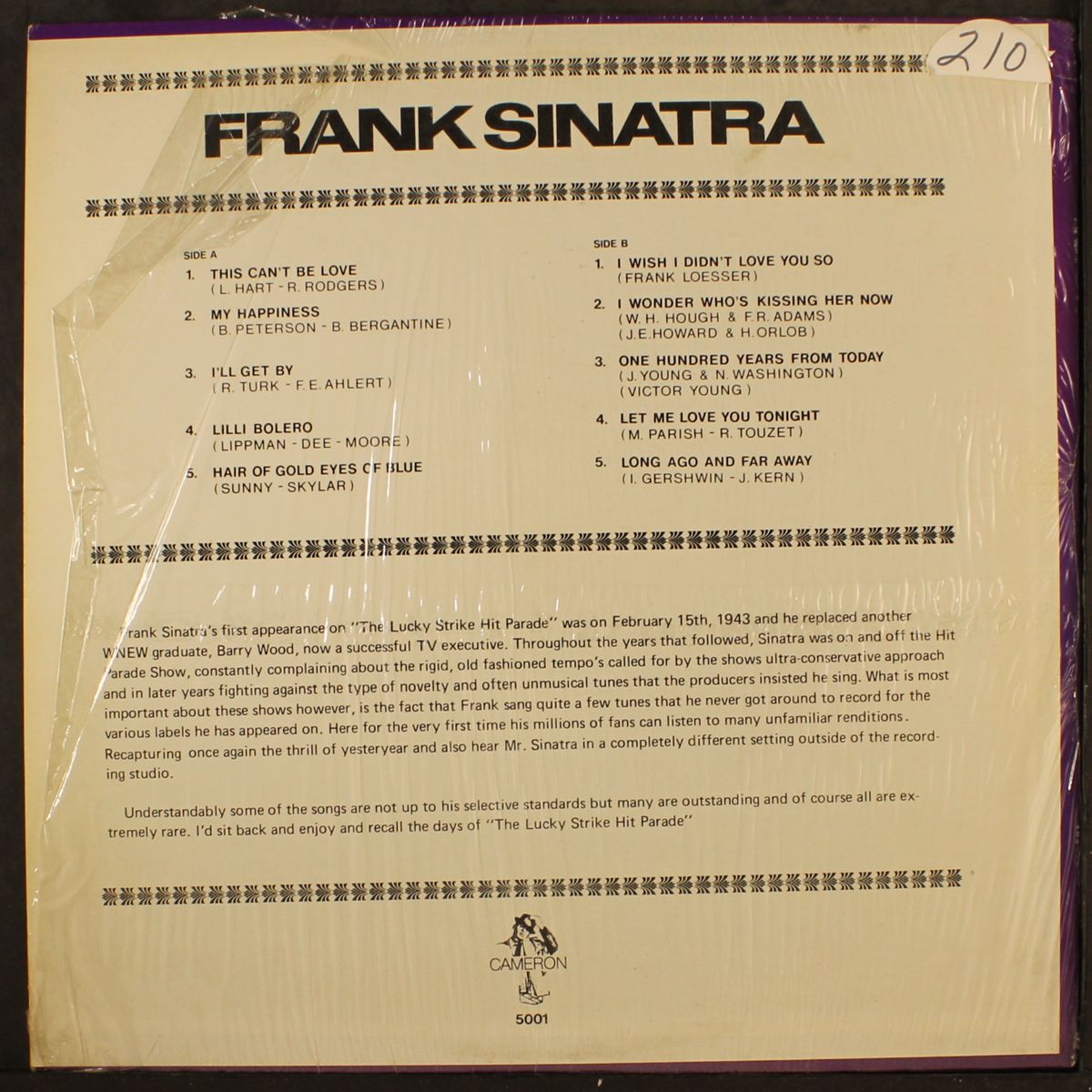 what is this thing called love? by FRANK SINATRA