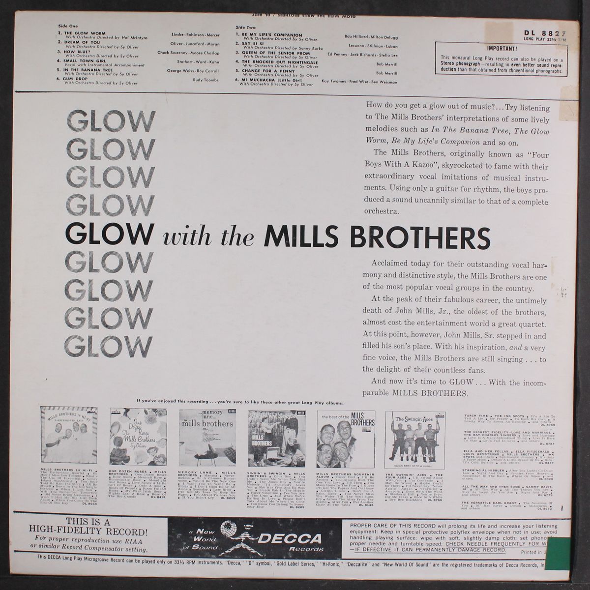 glow by MILLS BROTHERS