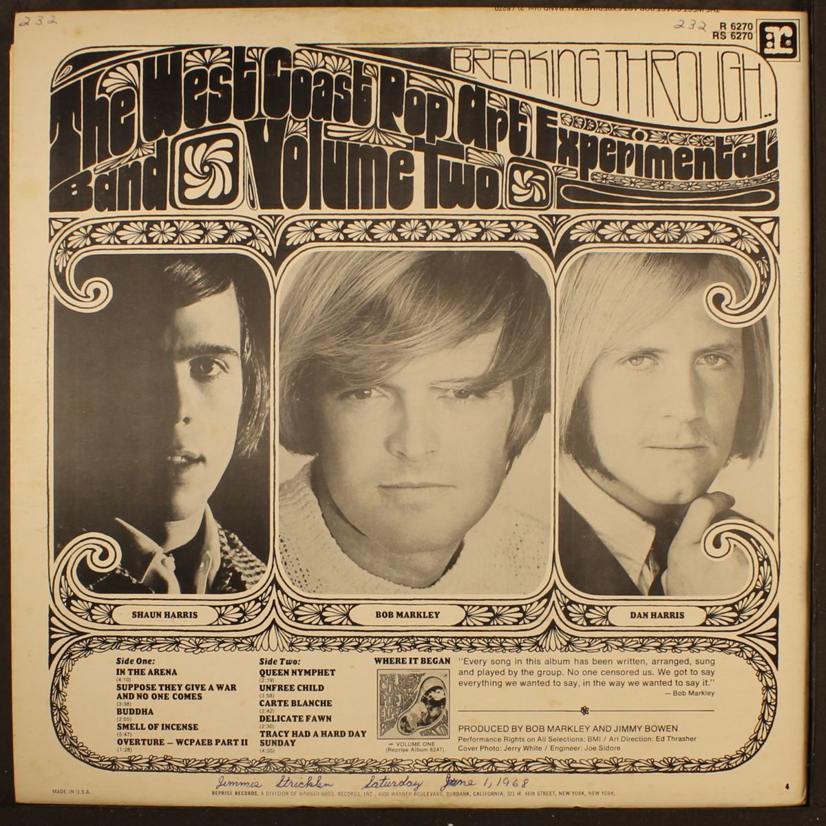 vol. 2 by WEST COAST POP ART EXPERIMENTAL BAND