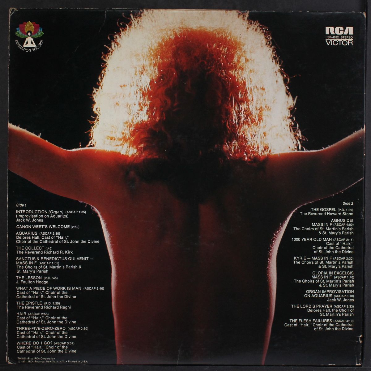 divine hair: mass in f by SOUNDTRACK