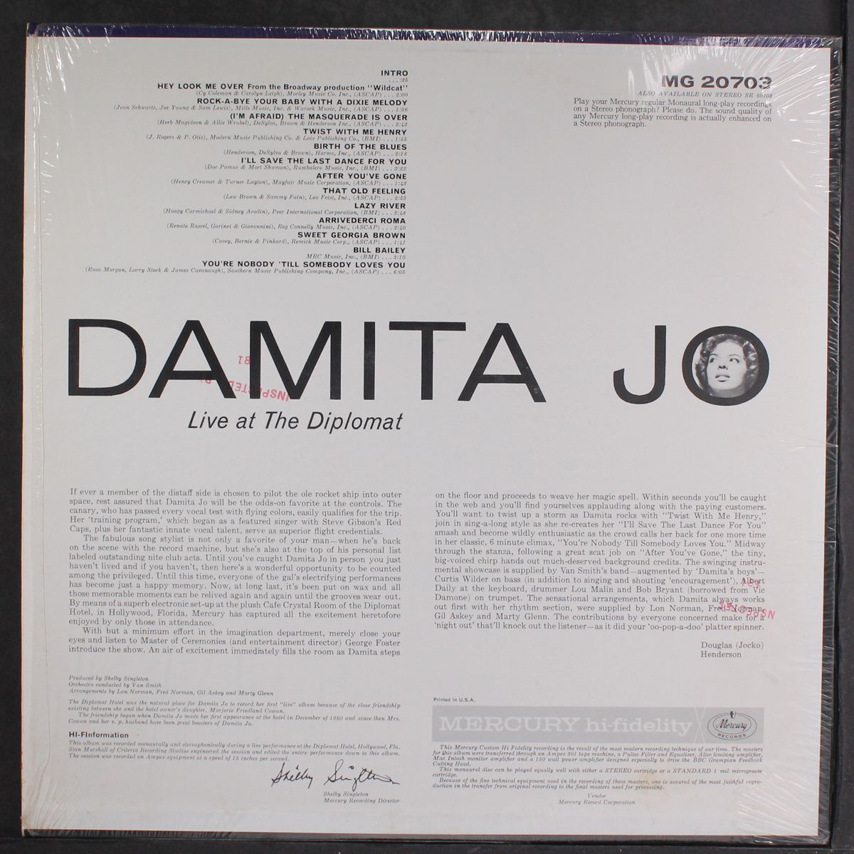 live at the diplomat by DAMITA JO