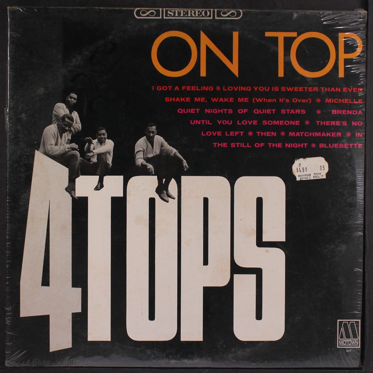 on top by FOUR TOPS