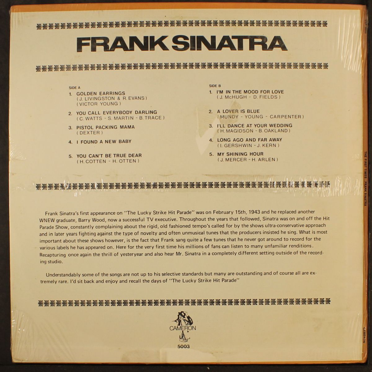 frank sinatra by FRANK SINATRA