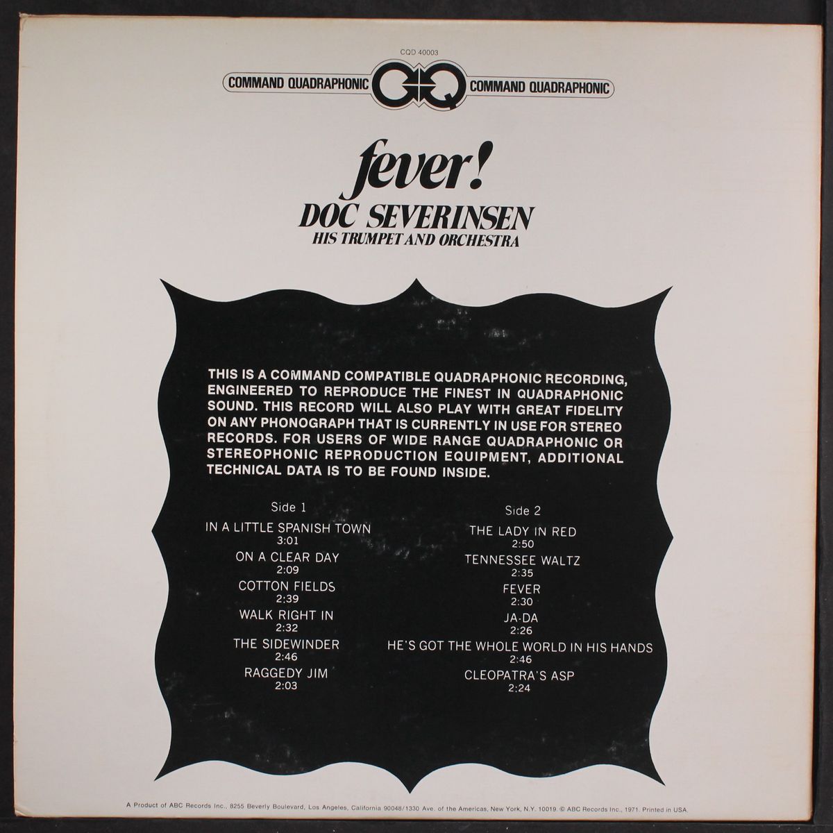 fever by DOC SEVERINSEN