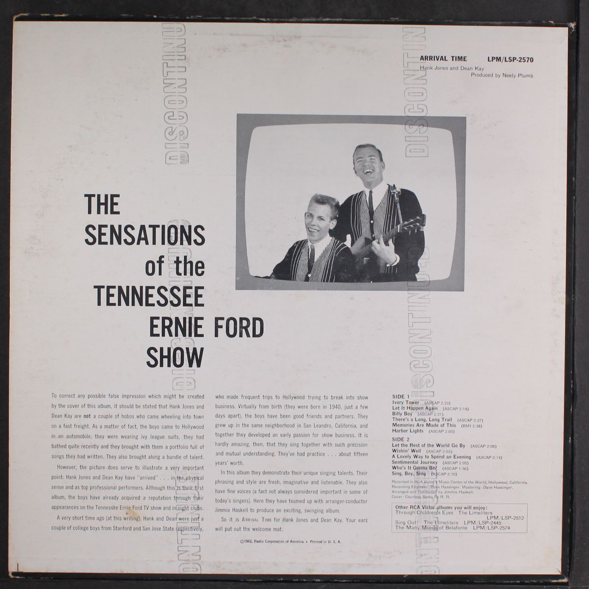 arrival time! by HANK JONES & DEAN KAY